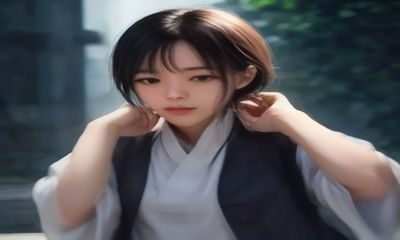 女性生理健康知识手册封面，书桌场景，暖光环境，体现知识平台的专业性与温度